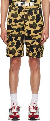 Yellow 1st Camo Shorts