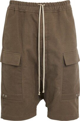 Drop-Crotch Cargo Shorts