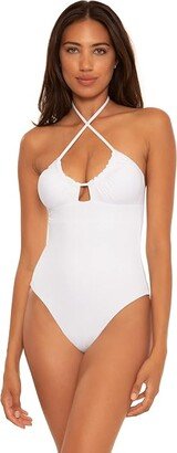 Color Code Candice Multi Way One-Piece (White) Women's Swimsuits One Piece