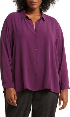 Long Sleeve Silk Blouse