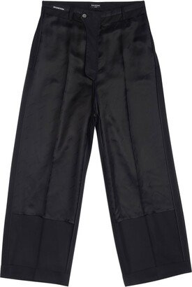 Straight-Leg Wool Trousers-BG