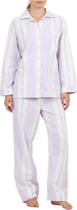 Stripe Cotton Pajamas-AC