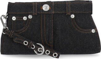 Denim Clutch Bag