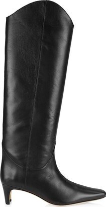 Western Wally 50MM Leather Knee-High Boots