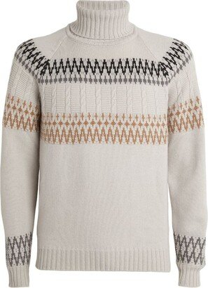 Fioroni Cashmere Cashmere Rollneck Sweater-AA