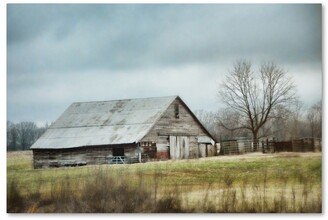 Jai Johnson 'An Old Gray Barn' Canvas Art - 24 x 16 x 2