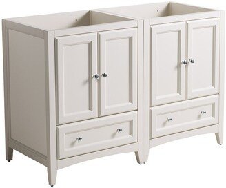Oxford 48 Double Free Standing MDF Vanity Cabinet Only - Less