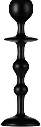 BLACK BLAZE Black Medium Infinity Candle Holder