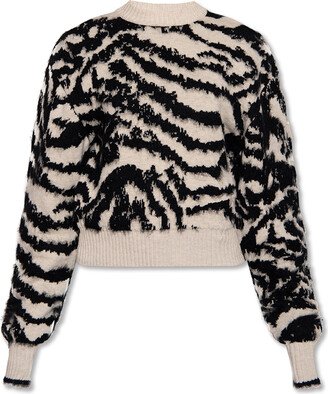 Patterned Sweater - Cream