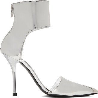 Silver Harness Punk Heels