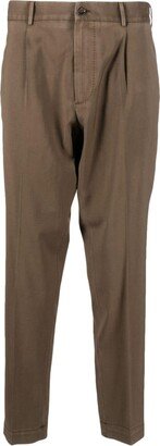 Wool Tapered Trousers-AD