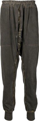 Zip-Embellished Tapered Trousers