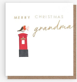 Selfridges Edit Merry Christmas Grandma Christmas Card 14cm x 14cm