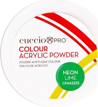 Colour Acrylic Powder - Neon Lime by Cuccio PRO for Women - 1.6 oz Acrylic Powder