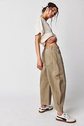 Lucky You Mid-Rise Barrel Jeans by at Free People