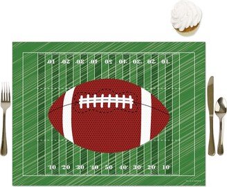 Big Dot Of Happiness End Zone - Football - Party Table Decorations - Party Placemats - 16 Ct