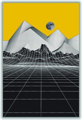 Stanley Print House Moon Rise Yellow