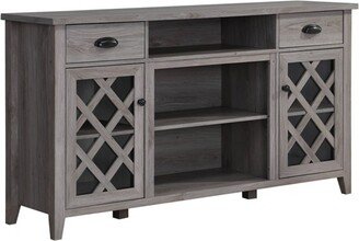 TV Stand for TVs up to 60 Gray - Home Source