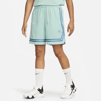 Women's Fly Crossover Basketball Shorts in Green-AA