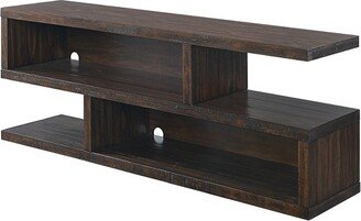 Lexington 70 Solid Wood TV Stand Dark Mocha Brown - Martin Svensson Home