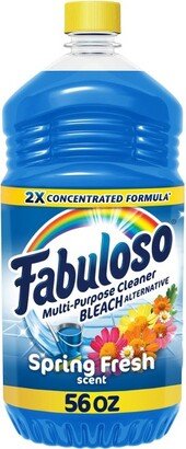 Fabuloso Spring Fresh Scent Multi-Purpose Cleaner - 2X Concentrated Formula - 56 fl oz