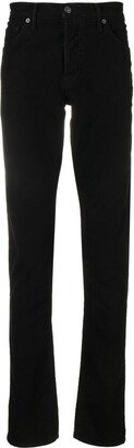 Slim-cut leg trousers-AC