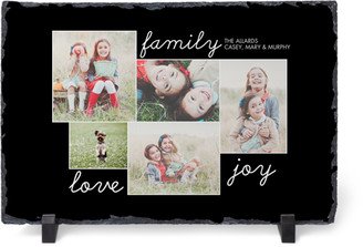 Slate Plaques: New Family Sentiment Slate Plaque, 7.5X11.5, Black