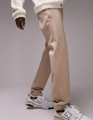 skinny pants with side panel in stone