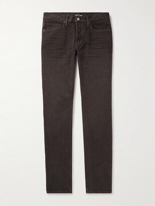 Beford Slim-Fit Cotton-Blend Corduroy Trousers-AA