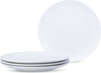 Dune Coupe Dinner Plates, Set of 4