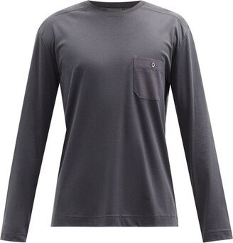 Cotton-blend Jersey Long-sleeved T-shirt