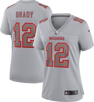 Women's Tom Brady Gray Tampa Bay Buccaneers Atmosphere Fashion Game Jersey