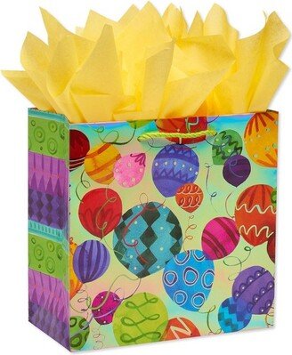 Large Birthday Balloon Gift Bag with Eight Sheets of Tissue Paper Bundle - PAPYRUS