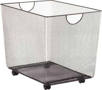 Design Ideas Large Mesh Rolling Bin Graphite