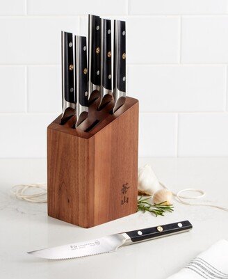 Tc Series 6-Pc. Steak Knife Set & Walnut Block