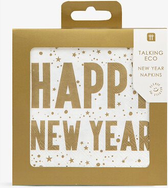 Selfridges Edit Luxe Happy New Year Paper Napkin Pack of 20