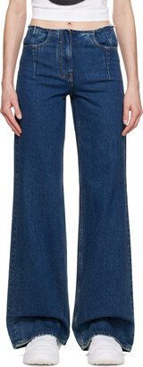 Indigo Wide-Leg Jeans-AF