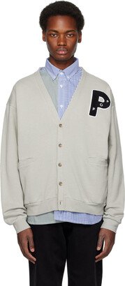 Gray Big P Cardigan