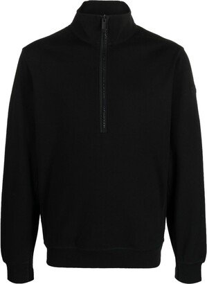 Funnel-Neck Zip Jumper