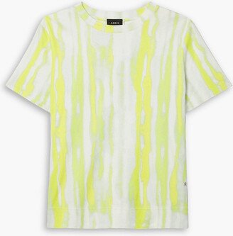 Tie-dyed cotton-jersey T-shirt