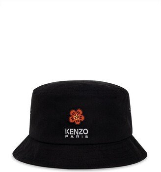 Logo Embroidered Pull-on Bucket Hat