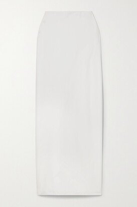 Ryon Cotton Midi Skirt - White