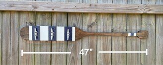 Oar Boat Cleat Rack ~ Beach House Decor Lake Design Entryway Coat Coastal Customizable