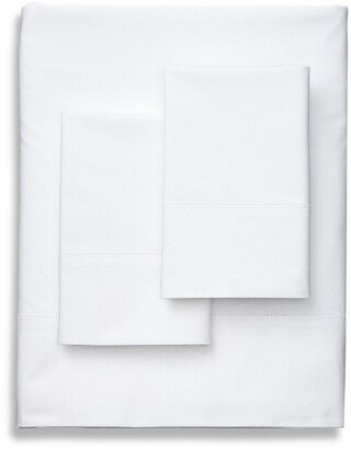 Lux Percale White Sheet Set