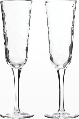 Puro Toasting Champagne Flutes, Set of 2