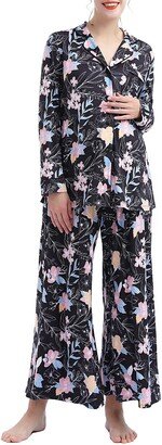 Lia Floral Maternity/Nursing Pajamas