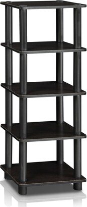 Porch & Den Brown MDF 4-bin Rack System