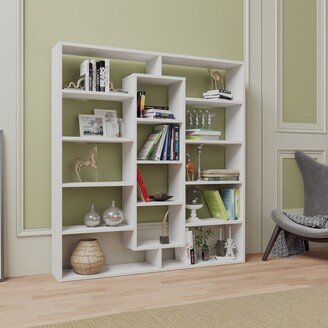 Sayre Furniture Ample Bookcase 53.4