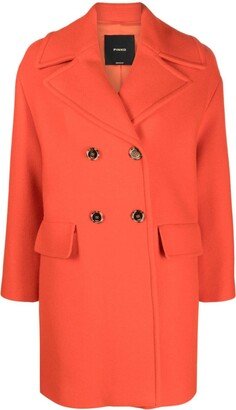 Double-Breasted Notched-Lapels Peacoat