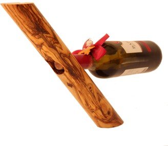 Olive Wood Wine Bottle Holder From Bethlehem